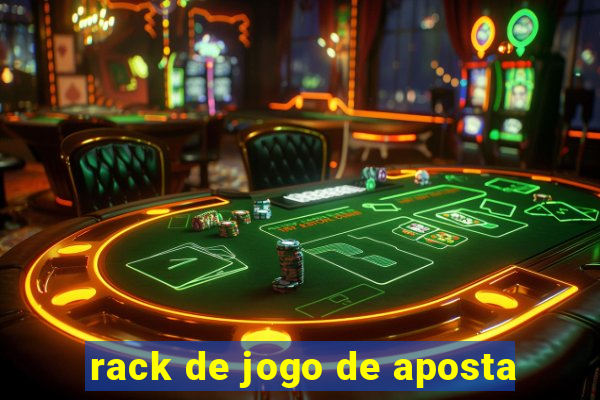 rack de jogo de aposta